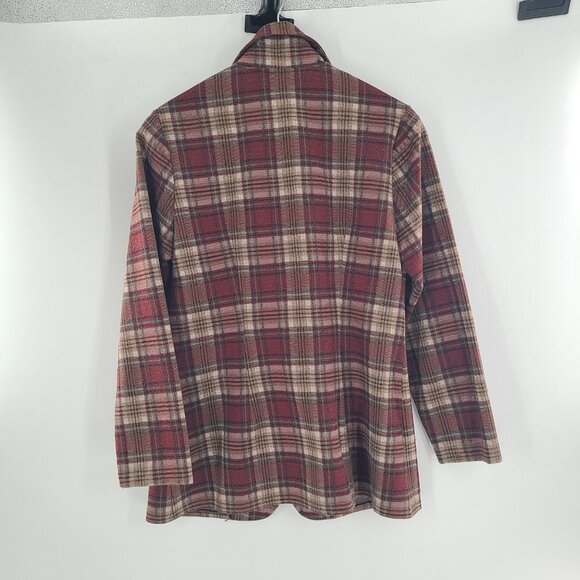 Fire‎ Islander Vintage Retro Womans Plaid Blazer Jacket Made in USA Size 15/16 - Picture 2 of 6